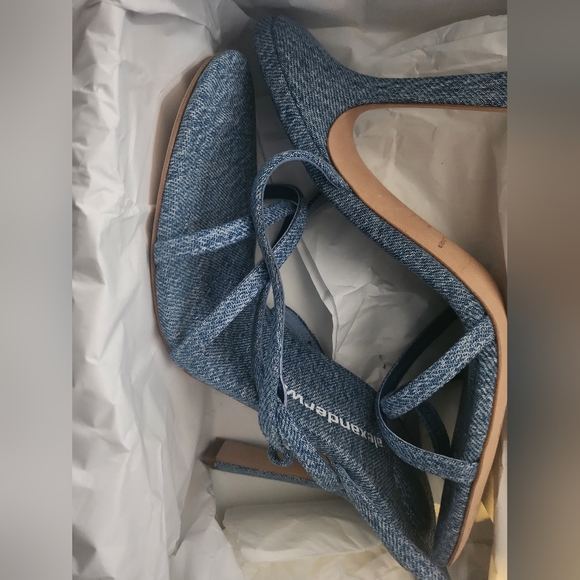 Alexander Wang Shoes - ALEXANDER WANG DENIM HEELS